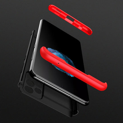 Double Dip Full 360 Protection Back Case Cover for Samsung Galaxy A33 (5G) (Red , Black)