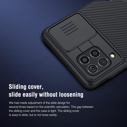 Nillkin Samsung Galaxy F62 Case, CamShield Series Case with Slide Camera Cover Slim Protective Case (Black)
