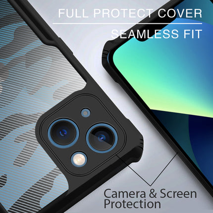 Beetle Camouflage for Apple iPhone 13 Mini Back Case, [Military Grade Protection] Shock Proof Slim Hybrid Bumper Cover (Black)