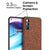 Soft Fabric & Leather Hybrid for OnePlus Nord CE (5G) / One Plus Nord CE (5G) Back Cover, Shockproof Protection Slim Hard Back Case (Brown)