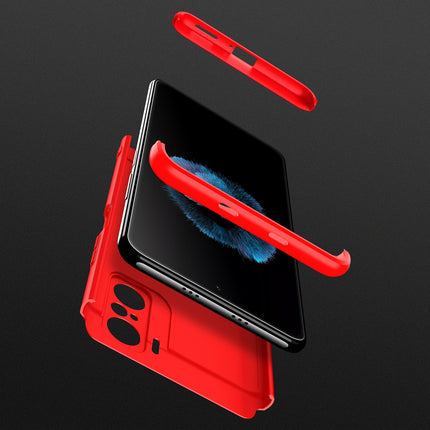 Double Dip Full 360 Protection Back Case Cover for Xiaomi Mi 11X / 11X Pro (Red)