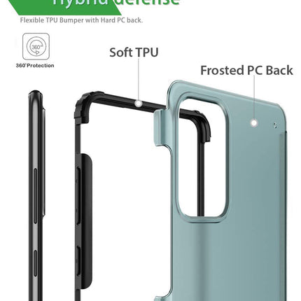 Shield Frosted Acrylic Back Shock Proof Case Cover for Samsung Galaxy A33 (5G) (Black)