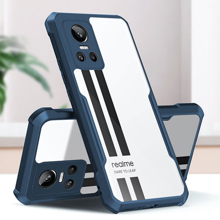 Beetle for Realme GT Neo 3 Back Case, [Military Grade] Shockproof Slim Hybrid Cover (Blue)