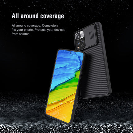 Nillkin Cam Shield Pro Back Cover Case For Xiaomi 11i HyperCharge (Black)