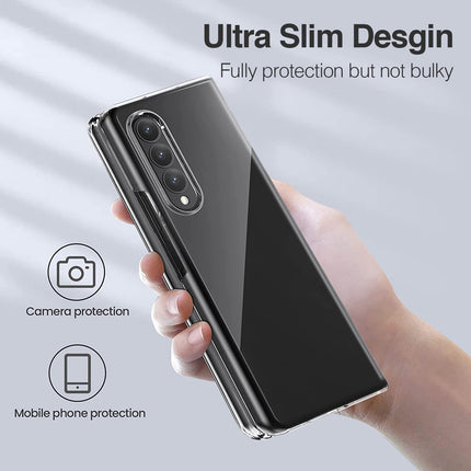 Phantom Ultra Thin Back Case for Samsung Galaxy Z Fold3 , Full Body Protection Back Cover , Transparent