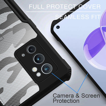 Beetle Camouflage for OnePlus 9RT / One Plus 9RT Back Case, [Military Grade Protection] Shock Proof Slim Hybrid Bumper Back Cover , Black