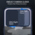Camo Slider Back Cover for Mi 10T / Mi 10T PRO , [Military Grade Protection] Shockproof Slim Clear Camera Shield Bumper Back Case (Blue)