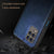 Tux Back Case For Realme 8 (5G) , Slim Leather Case with Soft Edge Shockproof Back Cover (Blue)