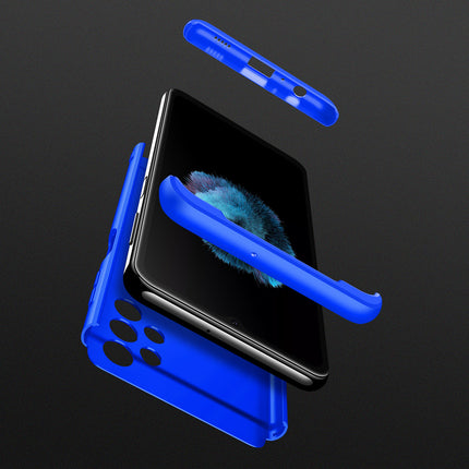 Double Dip Full 360 Protection Back Case Cover for Samsung Galaxy A32 (4G) (Blue)