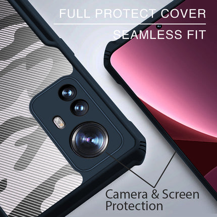 Beetle Camouflage for Xiaomi 12 PRO (5G) Back Case, Shockproof Slim Cover (Blue)