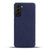 Woven Soft Fabric Case for Samsun Galaxy S21 FE Back Cover, Shock Protection Slim Hard Anti Slip Back Cover (Blue)