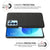 Woven Soft Fabric Case for Oppo Reno 6 Pro Back Cover, Shock Protection Slim Hard Anti Slip Back Cover (Black)