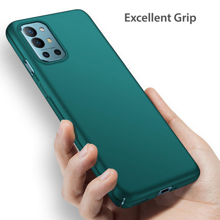 Silk Smooth Finish [Full Coverage] All Sides Protection Slim Back Cover For OnePlus 9R / One Plus 9R (Green)