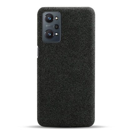 Woven Soft Fabric Case for Realne GT NEO 2 Back Cover, Shock Protection Slim Hard Anti Slip Back Cover (Black)