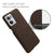 Woven Soft Fabric Case for OnePlus Nord CE 2 (5G) Back Cover, Shock Protection Slim Hard Anti Slip Back Cover (Brown)
