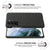 Woven Soft Fabric Case for Samsung Galaxy S22 Back Cover, Shock Protection Slim Hard Anti Slip Back Cover (Black)
