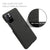 Woven Soft Fabric Case for Redmi Note 11T (5G) Back Cover, Shock Protection Slim Hard Anti Slip Back Cover (Black)