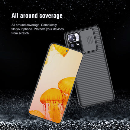 Nillkin Cam Shield Pro Back Cover Case For Xiaomi Redmi Note 11T (5G) (Black)