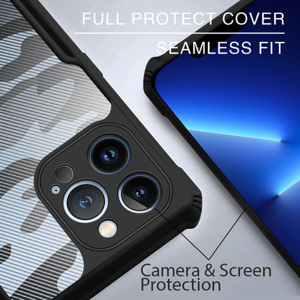 Beetle Camouflage for Apple iPhone 13 Pro Max Back Case, [Military Grade Protection] Shock Proof Slim Hybrid Bumper Cover (Black)