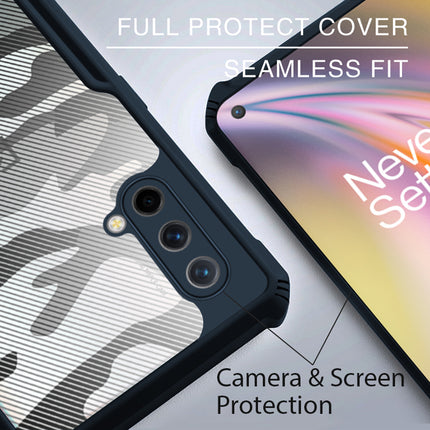 Beetle Camouflage for OnePlus Nord CE (5G) / One Plus Nord CE (5G) Back Case, [Military Grade Protection] Shock Proof Slim Hybrid Bumper Cover (Blue)