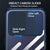 Slider Back Cover for Vivo V21 , [Military Grade Protection] Shockproof Slim Clear Camera Shield Bumper Back Case (Blue)
