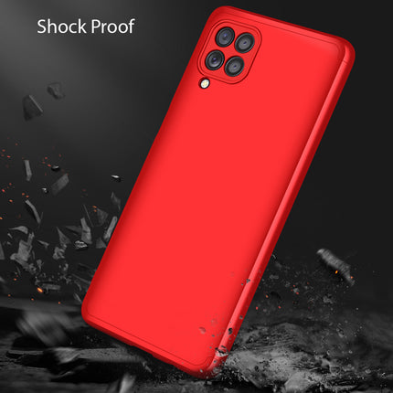 Double Dip Full 360 Protection Back Case Cover for Samsung Galaxy A22 (5G) (Red)