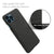 Woven Soft Fabric Case for Apple iPhone 13 Pro Max Back Cover, Shock Protection Slim Hard Anti Slip Back Cover (Black)
