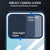 Slider Back Cover for Oppo Reno 6 (5G) , [Military Grade Protection] Shockproof Slim Clear Camera Shield Bumper Back Case (Blue)
