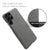 Woven Soft Fabric Case for Samsung Galaxy S22 Ultra Back Cover, Shock Protection Slim Hard Anti Slip Back Cover (Grey)