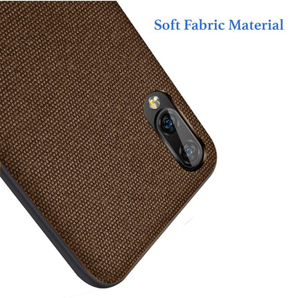 Soft Full Fabric Protective Shockproof Back Case Cover for Vivo Nex S (Full Brown)