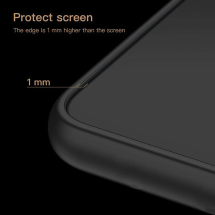 Tux Back Case for Vivo X60 , Slim Leather Case with Soft Edge Shockproof Back Cover (Brown)
