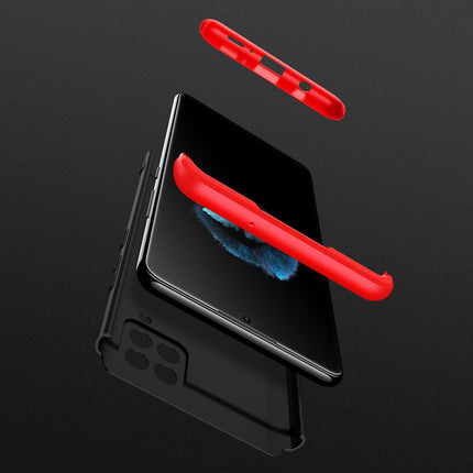 Double Dip Full 360 Protection Back Case Cover for Samsung Galaxy M42 (Red,Black)