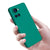 Matte Lens Protective Shockproof Flexible Back Cover for OnePlus 10R, Slim Silicone with Soft Lining Shockproof Flexible Full Body Bumper Case (Green)