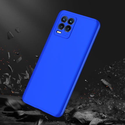 Double Dip Full 360 Protection Back Case Cover for Realme 8 (5G) (Blue)