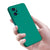 Matte Lens Protective Shockproof Flexible Back Cover for Realme 9i, Slim Silicone with Soft Lining Shockproof Flexible Full Body Bumper Case (Green)