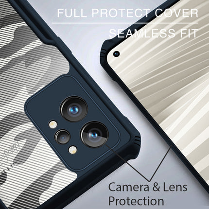 Beetle Camouflage for Realme GT 2 PRO Back Case, [Military Grade] Shockproof Slim Cover (Blue)