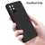 Matte Lens Protective Back Cover for OnePlus 9R / One Plus 8T , Slim Silicone with Soft Lining Shockproof Flexible Full Body Bumper Case , Black