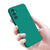 Mobizang Matte Protective Lens Flexible Back Cover for Samsung Galaxy A25 | Slim Silicone with Soft Lining Shockproof Full Body Bumper Case (Green)