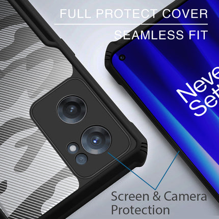 Beetle Camouflage for OnePlus Nord CE 2 Back Case, [Military Grade] Shockproof Slim Hybrid Cover (Black)