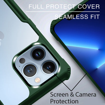 Beetle for Apple iPhone 13 Pro Max Back Case, [Military Grade Protection] Shock Proof Slim Hybrid Bumper Cover (Green)
