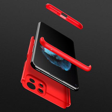Double Dip Full 360 Protection Back Case Cover for Xiaomi Mi 11 Lite (Red)