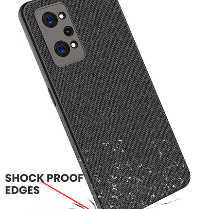 Soft Full Fabric Protective Back Case Cover for Realme GT Neo 2 (Black)