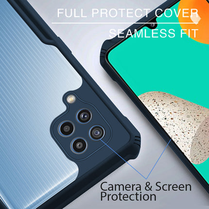 Beetle for Samsung Galaxy A22 (4G) Back Case, [Military Grade Protection] Shock Proof Slim Hybrid Bumper Cover (Blue)