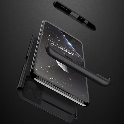 Double Dip Full 360 Protection Back Case Cover for Realme 9i (Black)