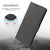 Noble Slim Flip Cover for Vivo IQOO 9 , Magnetic and Card Holder Stand Leather Flip Wallet Case (Black)