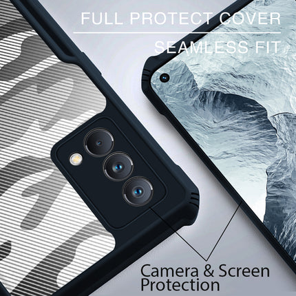 Beetle Camouflage for Realme GT Master Back Case, [Military Grade Protection] Shock Proof Slim Hybrid Bumper Cover (Blue)
