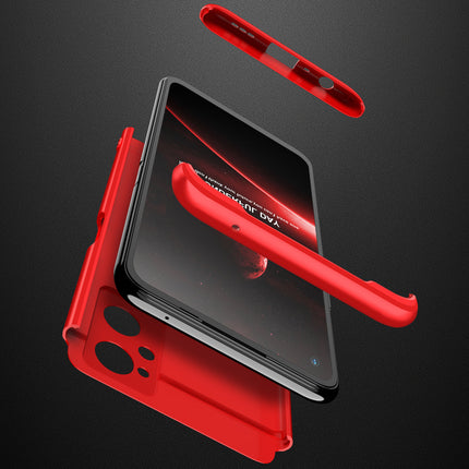 Double Dip Full 360 Protection Back Case Cover for Realme 9i (Red)