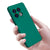 Matte Lens Protective Back Cover for OnePlus 10 Pro , Slim Silicone with Soft Lining Shockproof Flexible Full Body Bumper Case (Green)