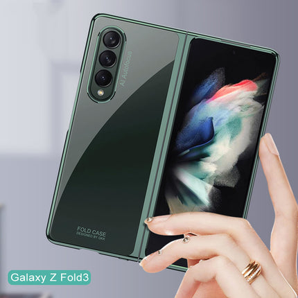 Phantom Ultra Thin Back Case for Samsung Galaxy Z Fold3 , Full Body Protection Back Cover , Green