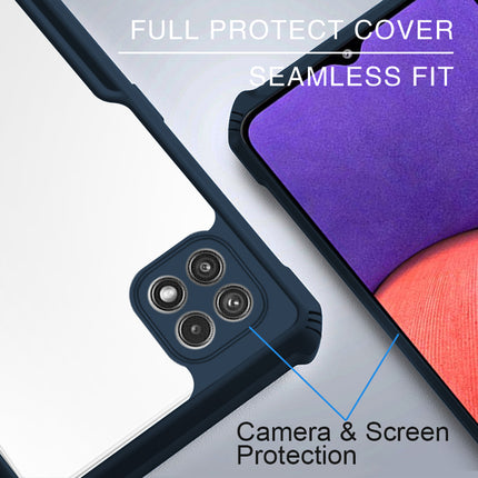 Beetle for Samsung Galaxy F42 (5G) / A22 (5G) Back Case, [Military Grade Protection] Shock Proof Slim Hybrid Bumper Cover (Blue)